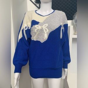 1980's Eddie Dassin Womens Totally 80s Sweater